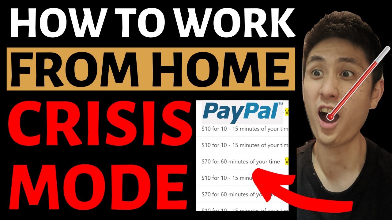 TOP 20 Sites for Earning PayPal Money from Home During a CRISIS (& How I'm Preparing) [PART 1]