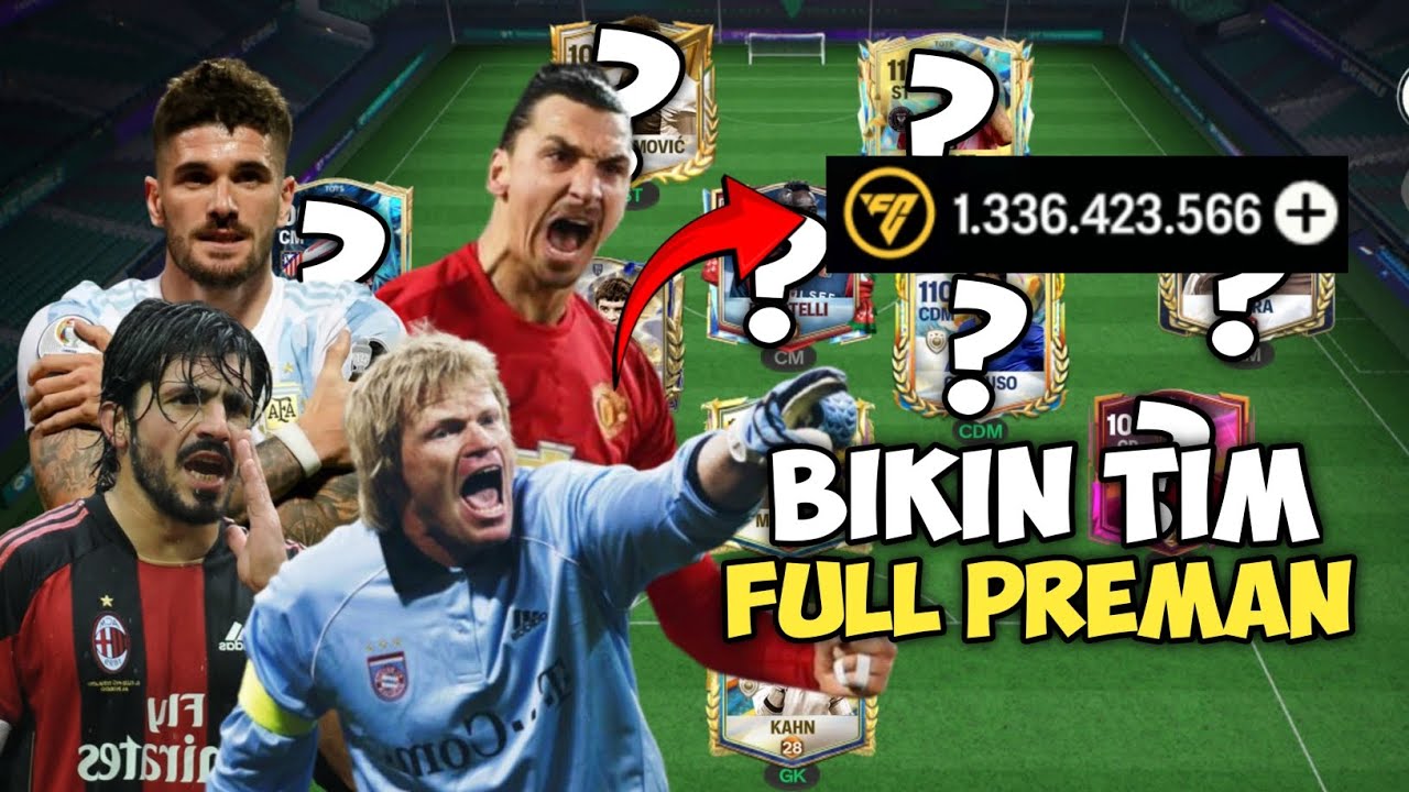 Aku Bikin Tim Full Preman Pertama Kali!! Sampe Ribut Di Lapangan!! - FC Mobile Indonesia