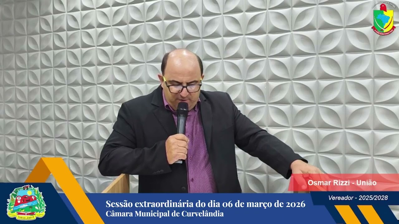 Sessão extraordinária do dia 06 de março de 2026