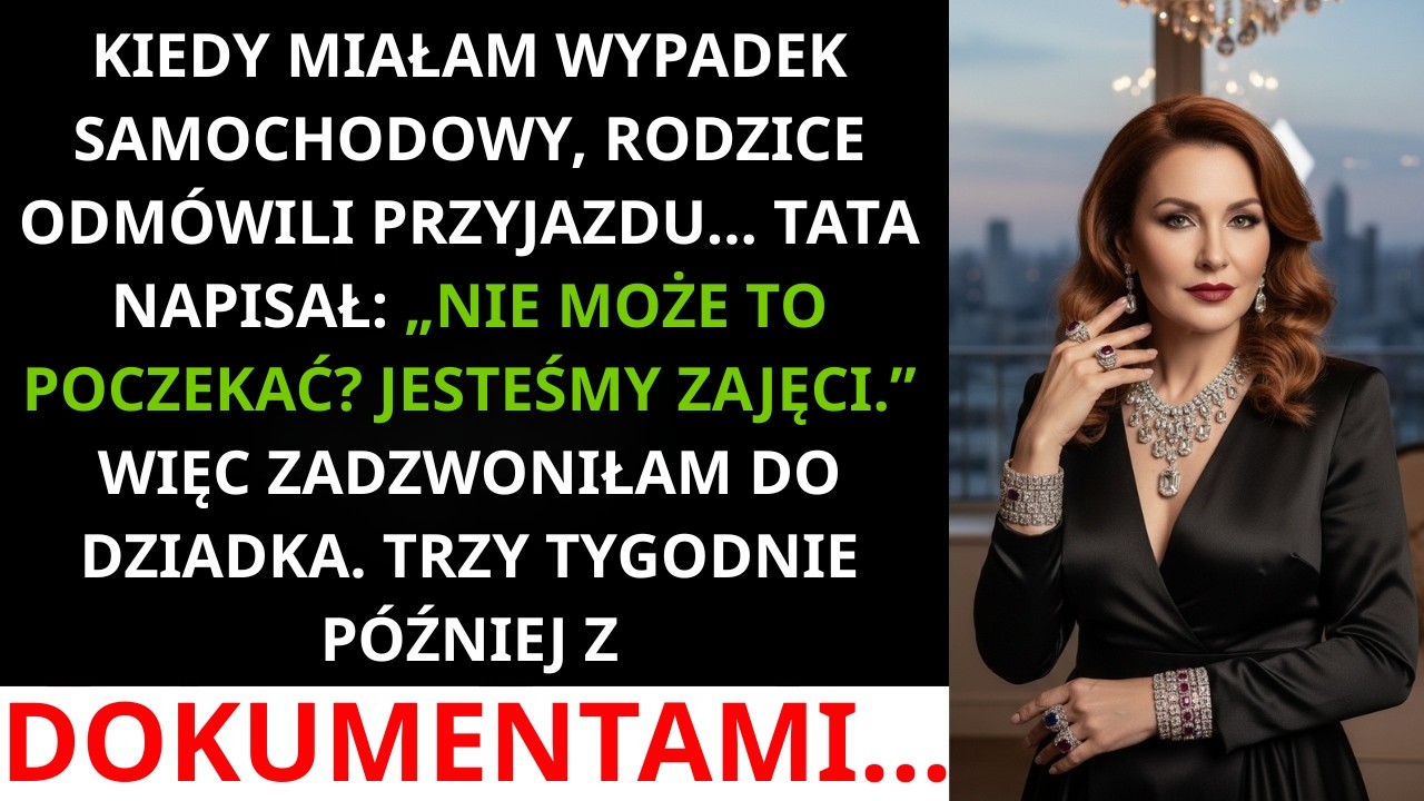 Po wypadku tata napisał: „Nie może to poczekać? Jesteśmy zajęci.”