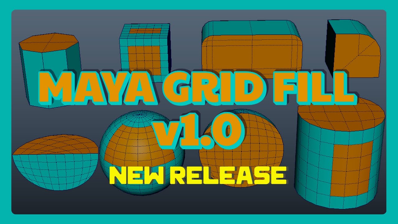 FREE Grid Fill Script for Maya v1.0