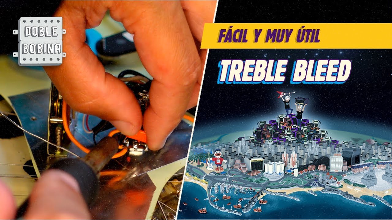 Treble Bleed: cómo bajar el pote de volumen sin perder agudos.