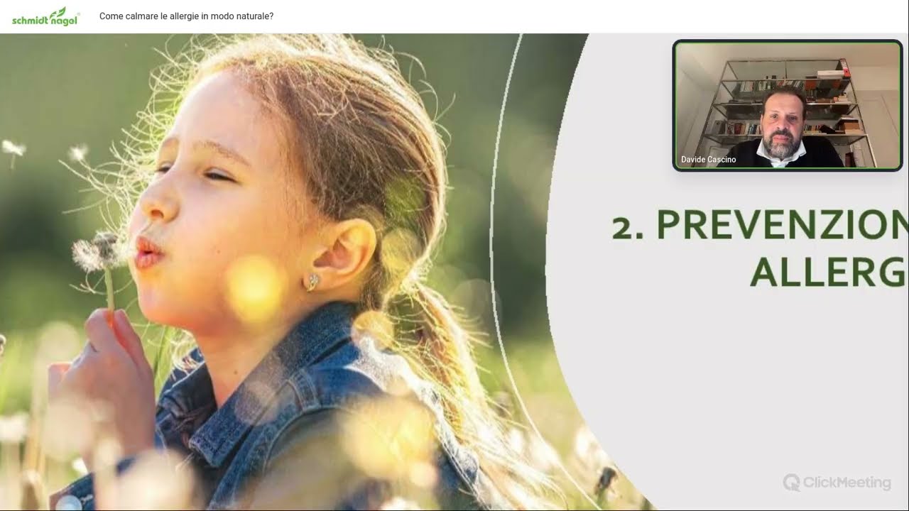 Webinar : Come calmare le allergie in modo naturale