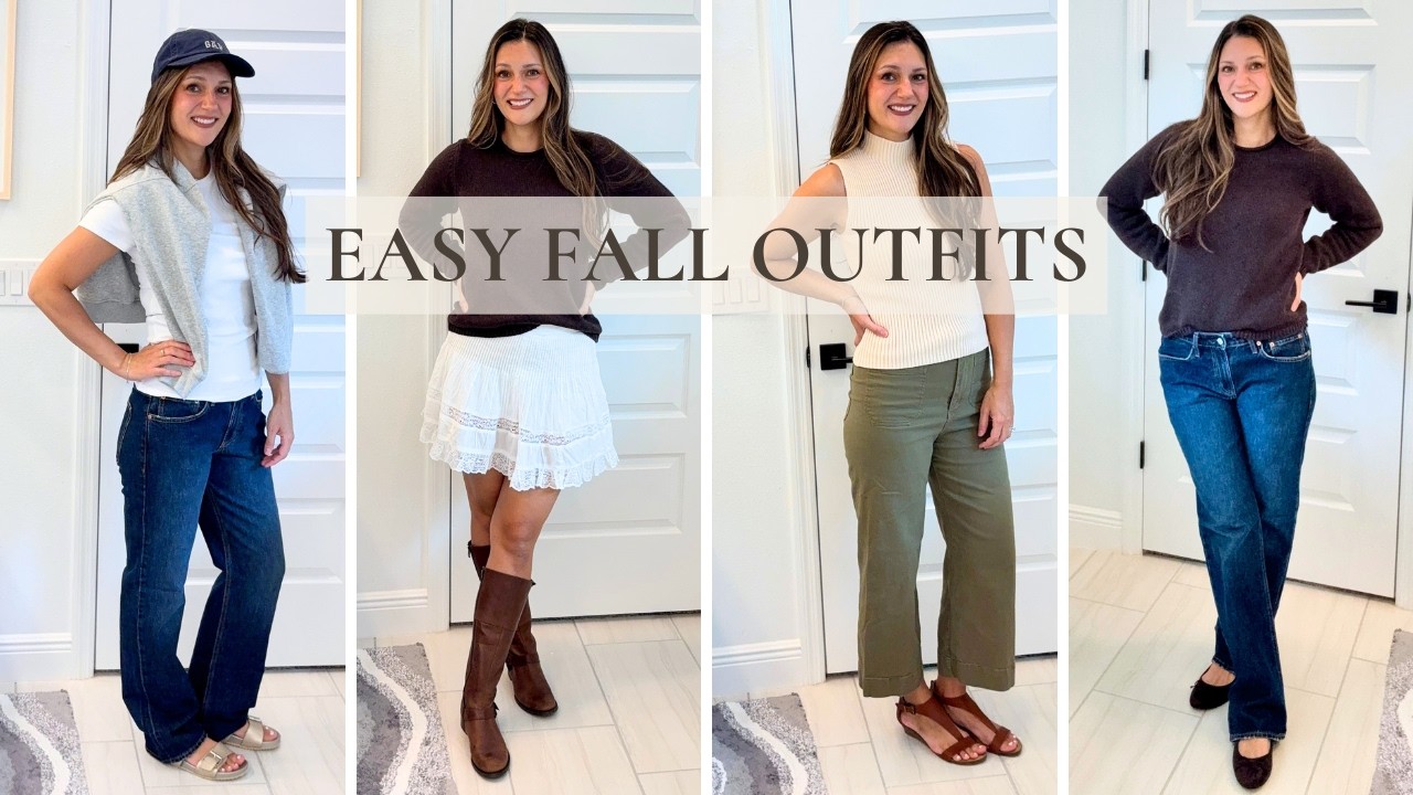 5 Easy Transitional Fall Outfits 🍂