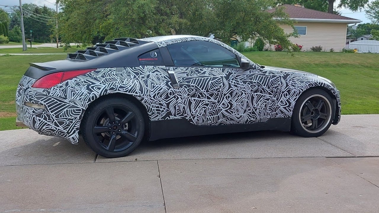 Insane Nissan 350z Wrap Dope Or Nope #shorts #Nissan350z #Car wraps #wraps #350z #dailydrivenexotics
