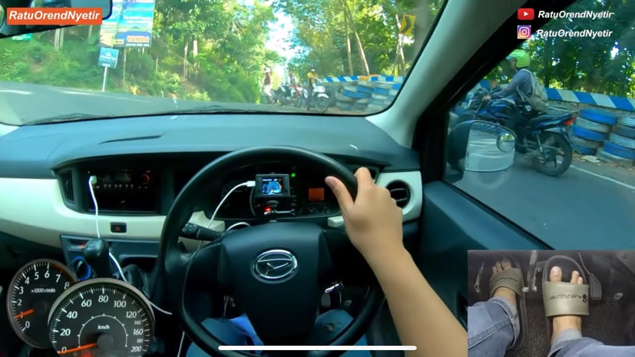 #248 - GAGAL NANJAK! PENUMPANG TERIAK! SELIP, MELOROT TERUS - SIGRA M 1.0 M/T- POV DRIVING INDONESIA