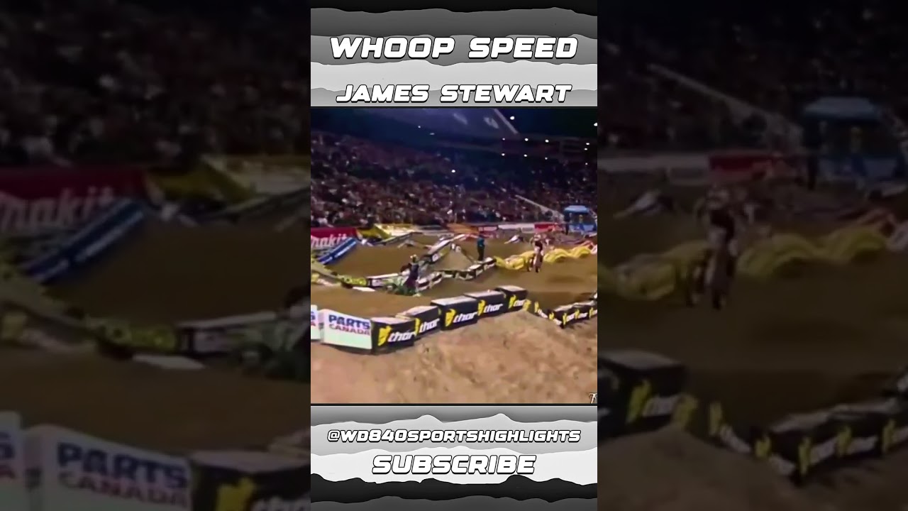 James Bubba Sewart Incredible Whoop Speed  #motocross #dirtbike #supermotocross