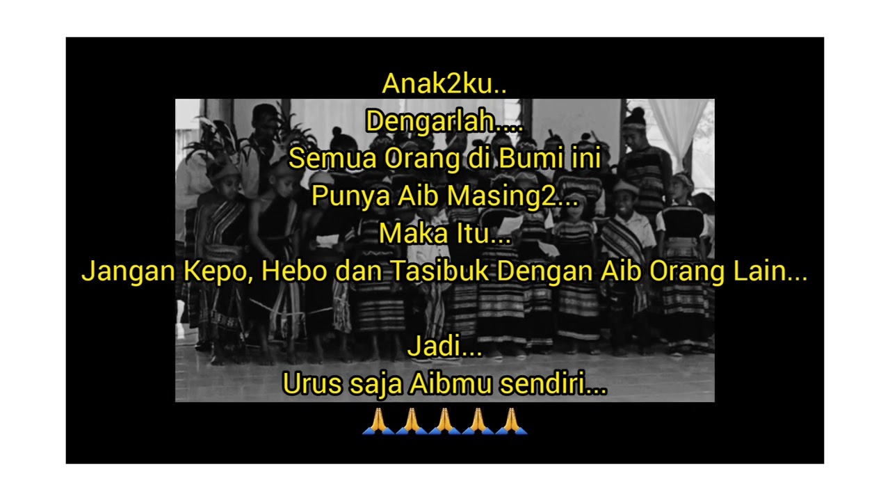 Pesan Moral buat anak anda