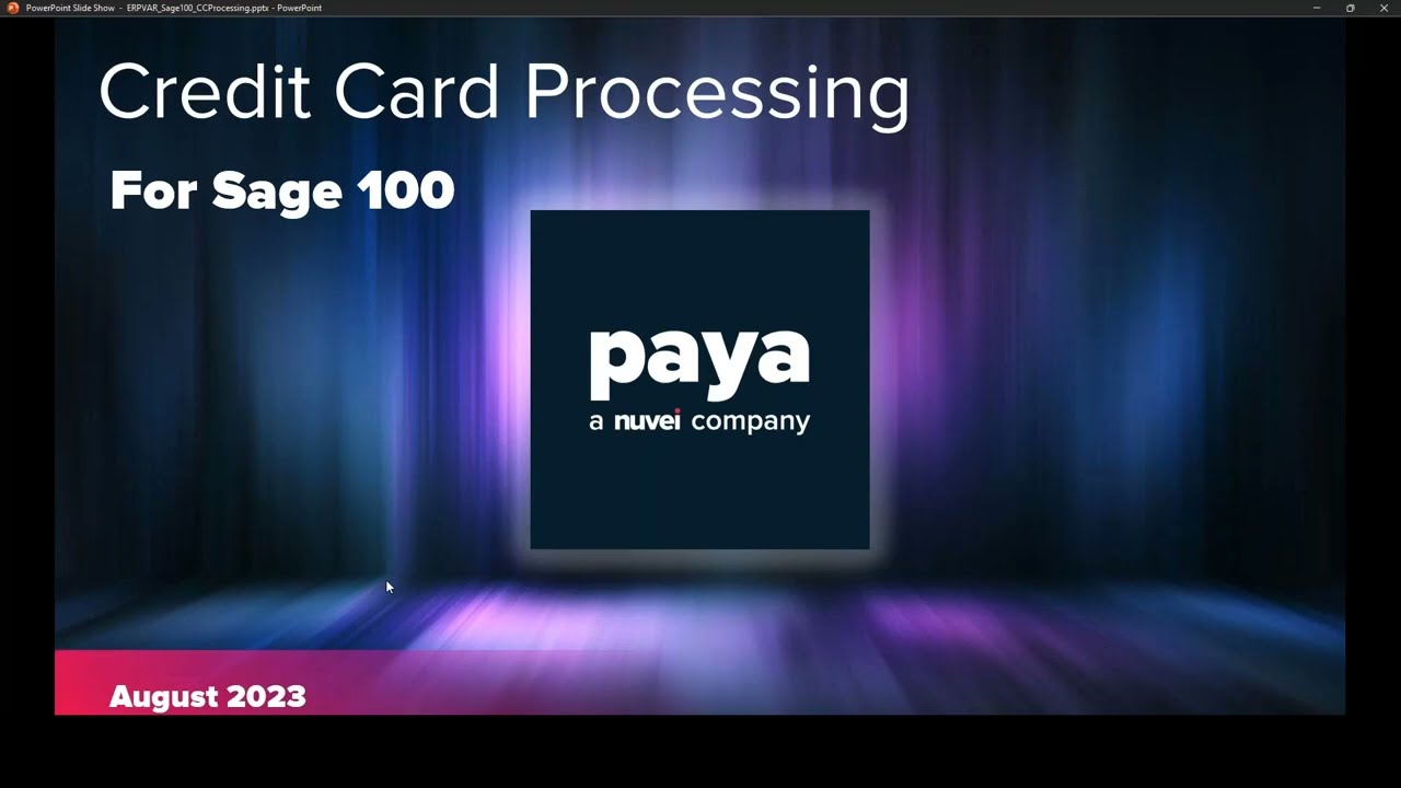 Sage 100: Integrated Payments and Mobile Pick, Pack, Ship