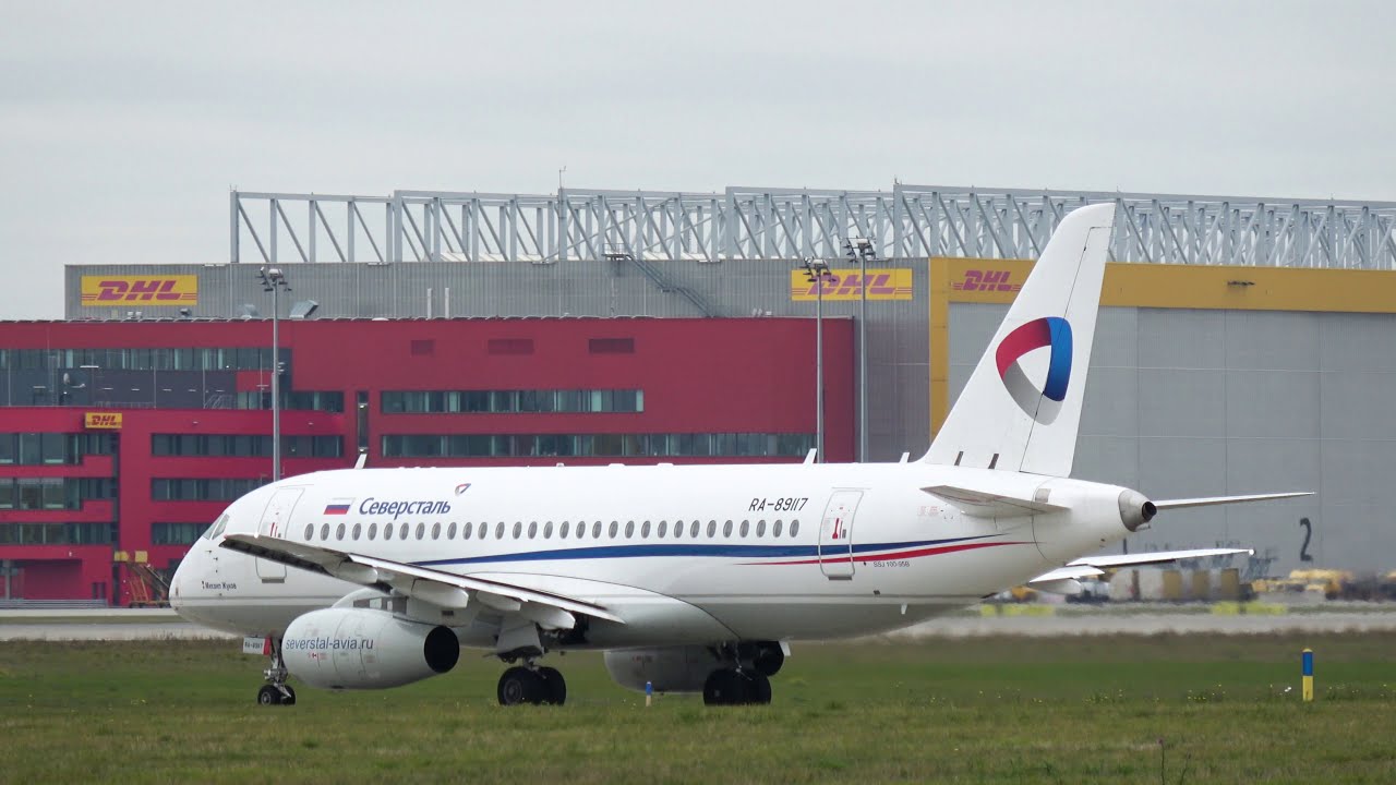 Sukhoi Superjet 100-95B Severstal | Airbus A359 GAF | NH90-TTH GAM | Leipzig Halle Airport Rwy 26L