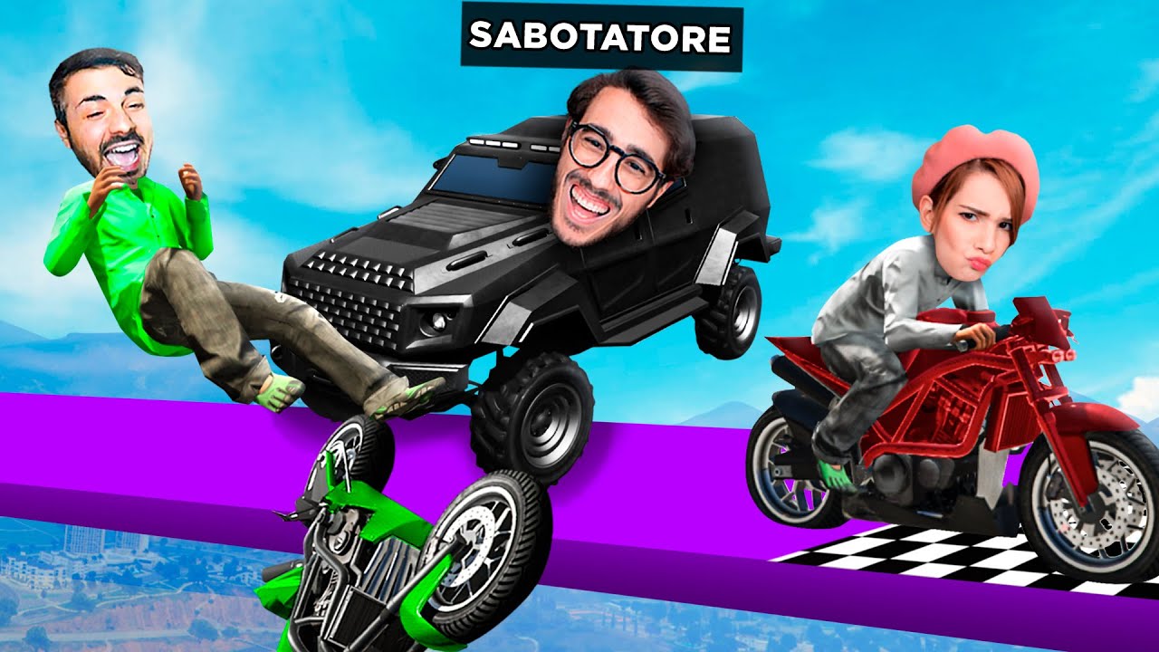 GARA TUTTI CONTRO TUTTI CON UN SABOTATORE! - Gta 5