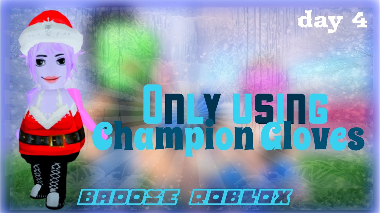 ☃️Используйте только перчатки чемпиона в игре Baddies Roblox☃️ #robloxbaddie