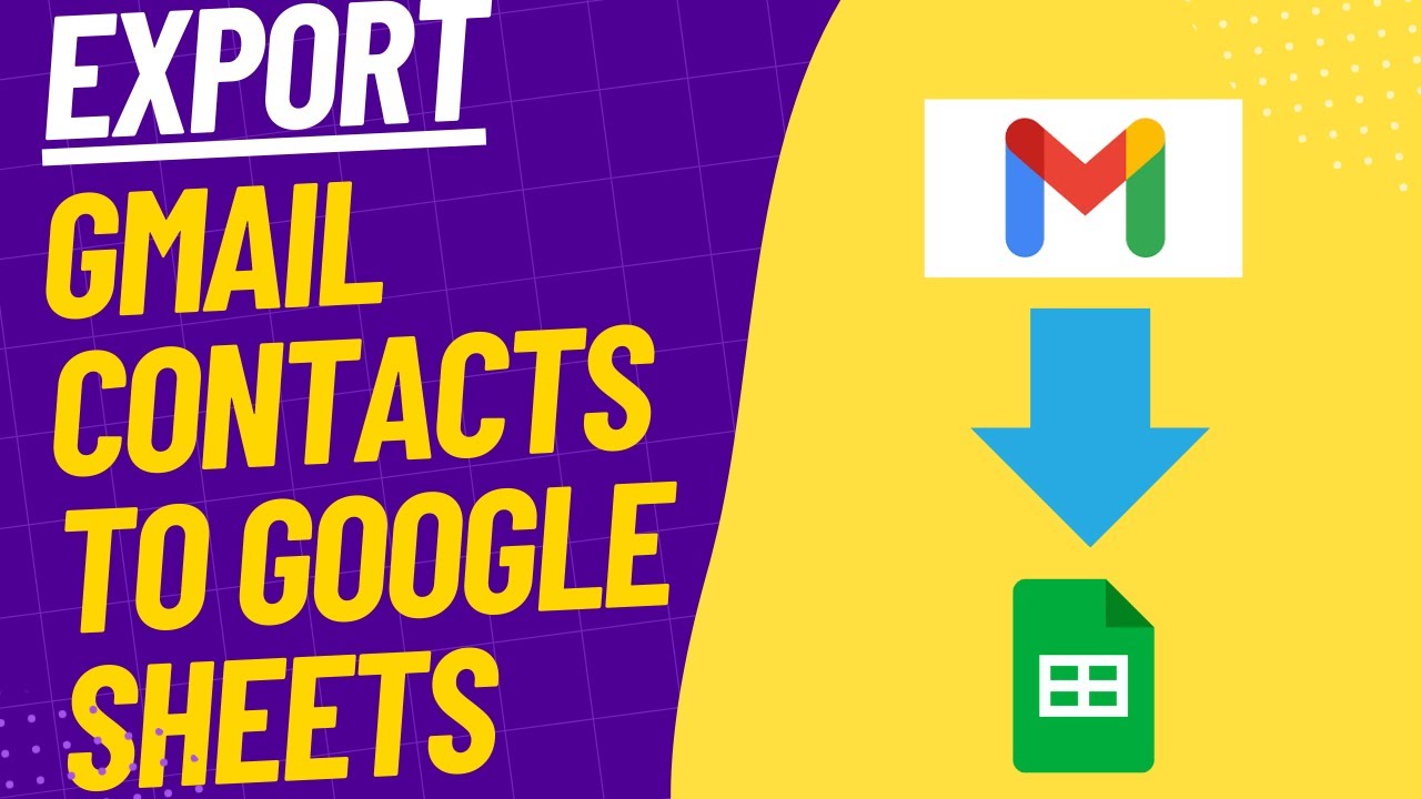 Export Contacts From Gmail Inbox to Spreadsheet/Google Sheet  2025 (EASIEST METHOD)