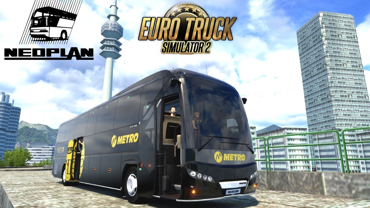 [ETS2 v1.43] Neoplan New Tourliner 2021 Bus + Mapa EEA 6.4 | Euro Truck Simulator 2 Hindi
