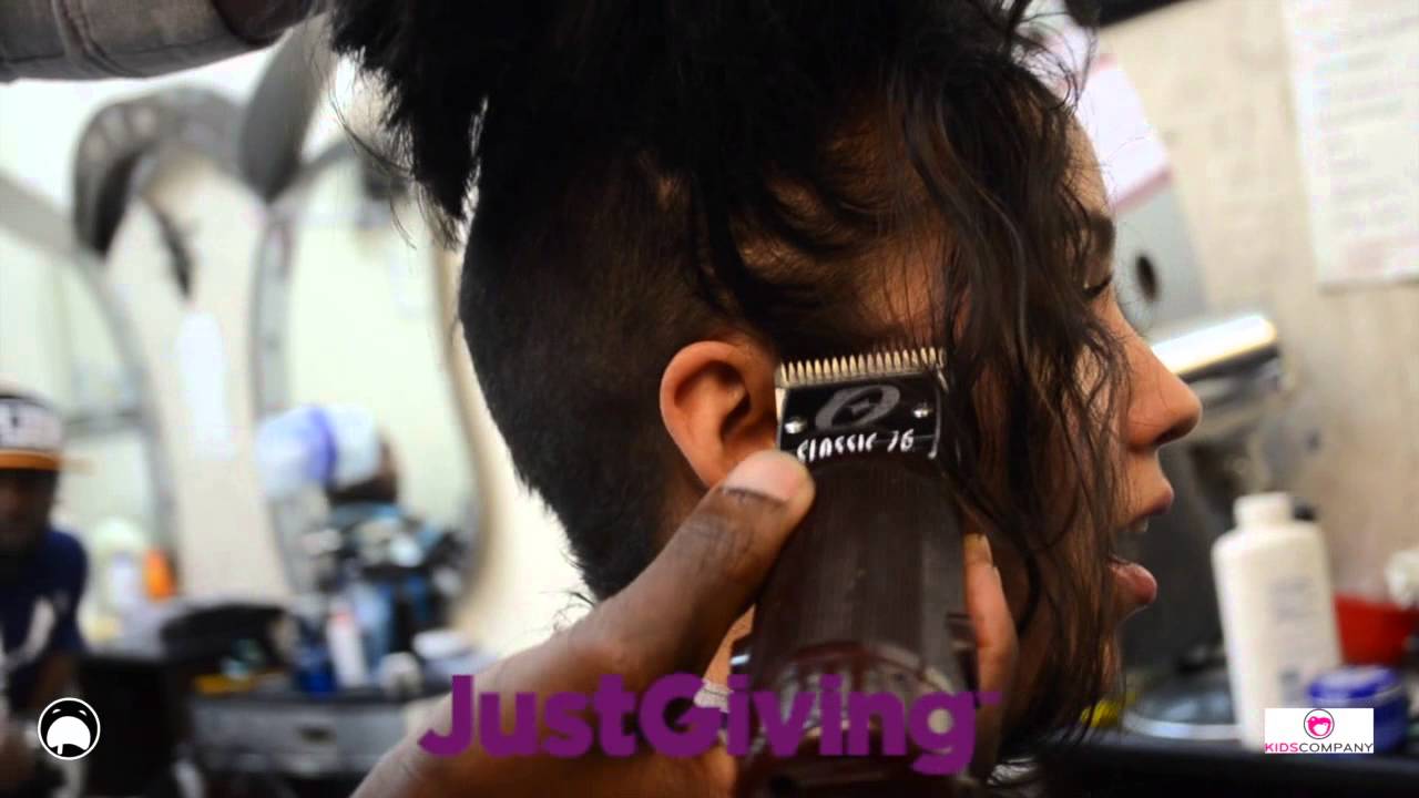 Girl Shaves Head For Kids Charity