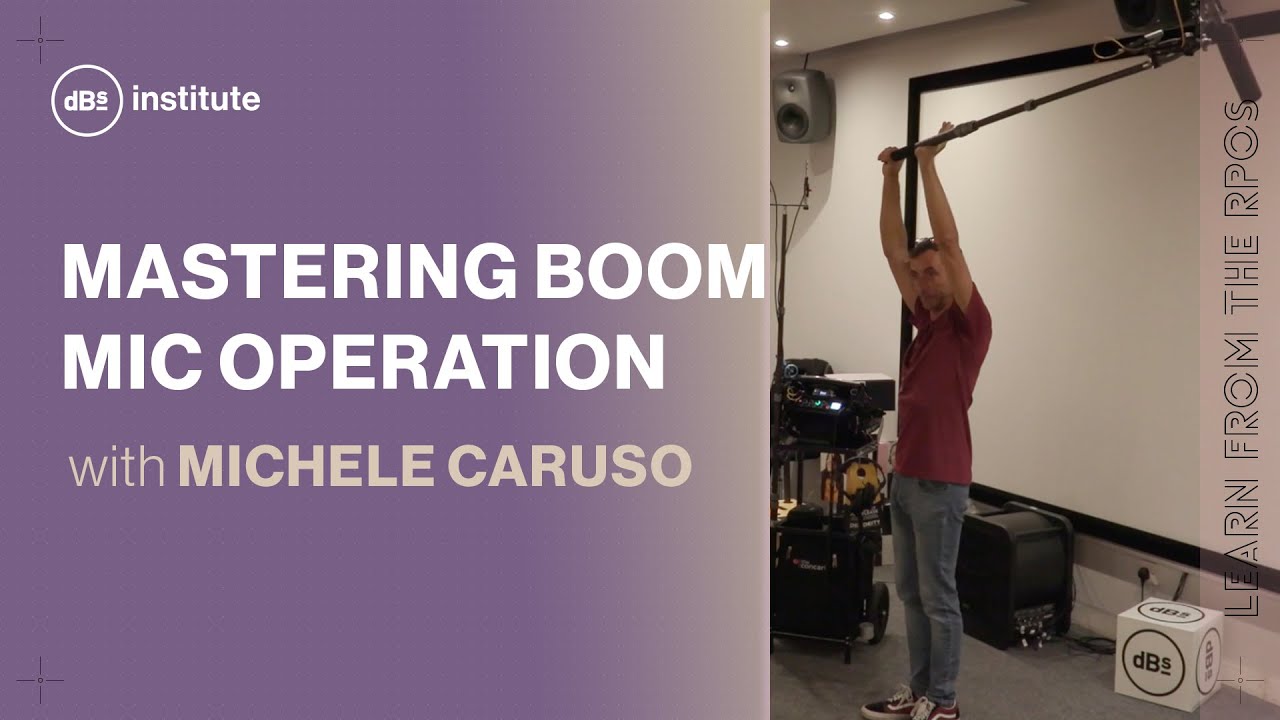 Mastering the boom pole: How to operate a boom mic like a pro