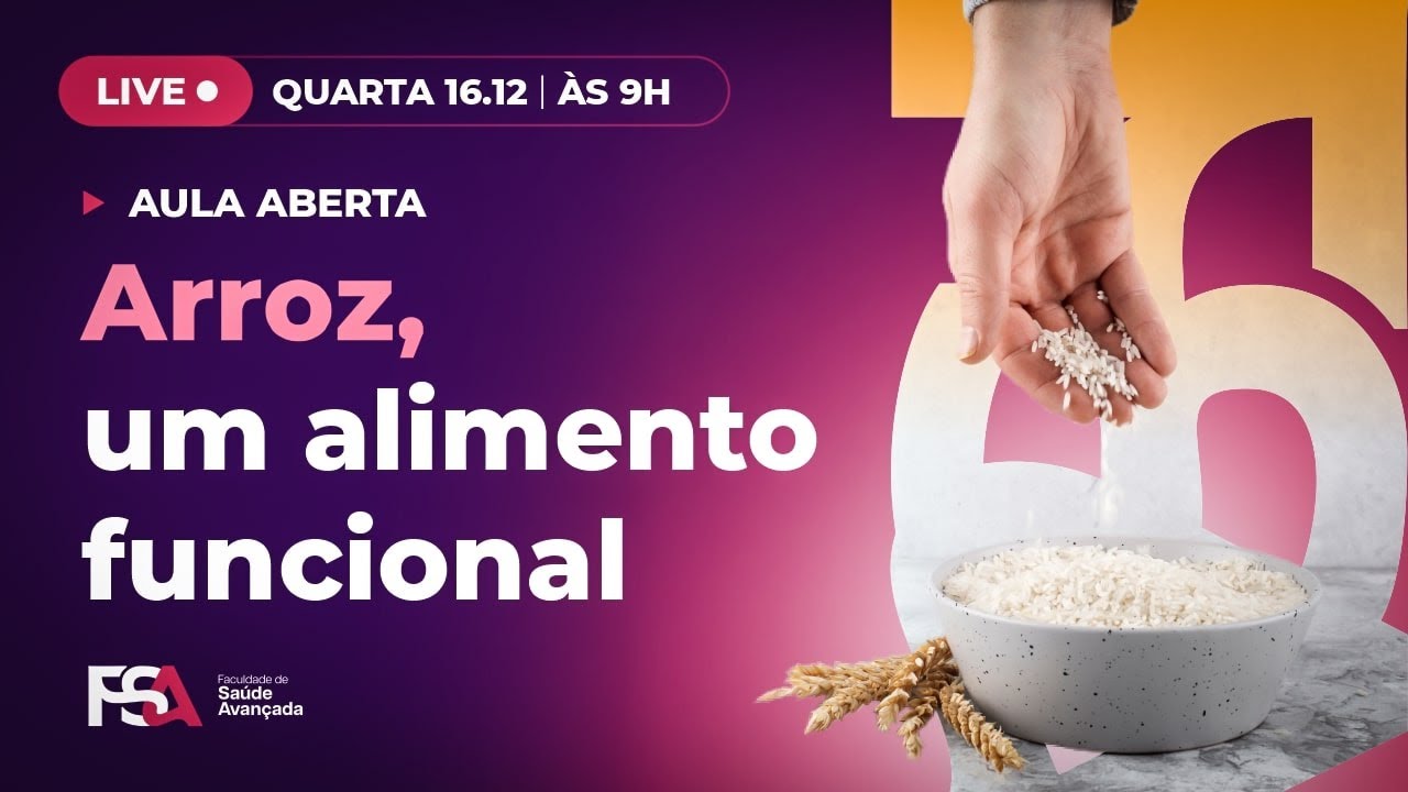 Arroz, um alimento funcional