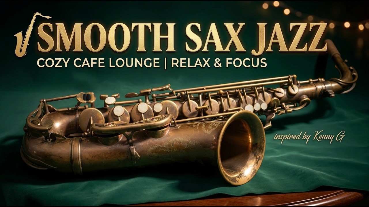 Midnight Smooth Sax Jazz 🎷 Cozy Cafe Lounge Music for Late Night Relaxation