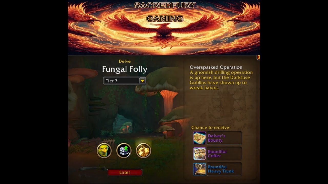 Fungal Folly Oversparked Operation delve tier 8 - World of Warcraft Havoc Demon Hunter