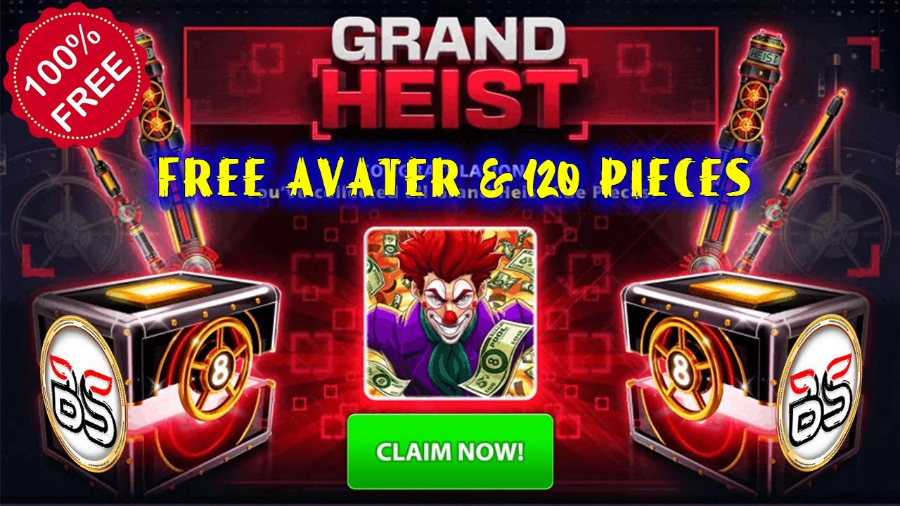 Free Grand Heist Cue pieces & Wildcard Avatar || Claim Now