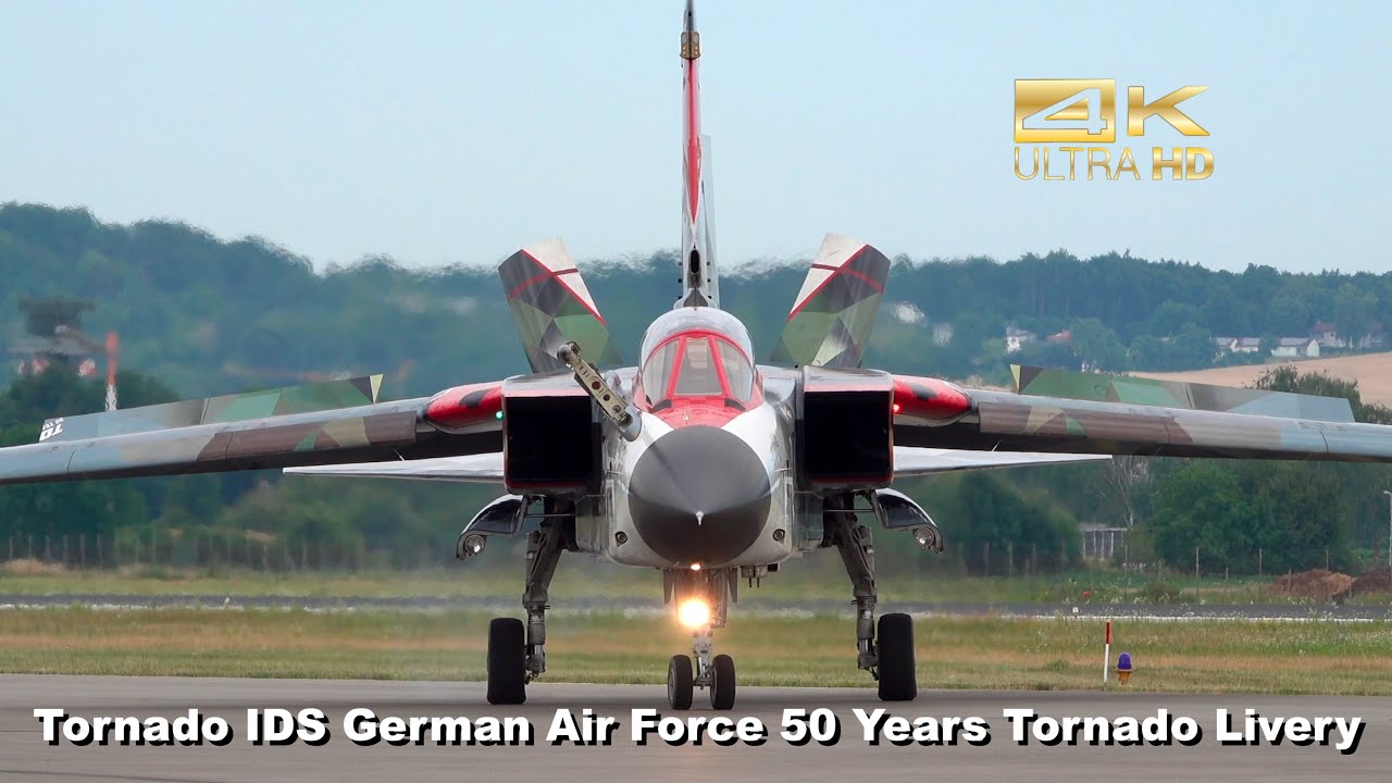 Panavia Tornado IDS German Air Force 50 Years Tornado Livery Takeoff Neuburg Airbase ETSN 43+92