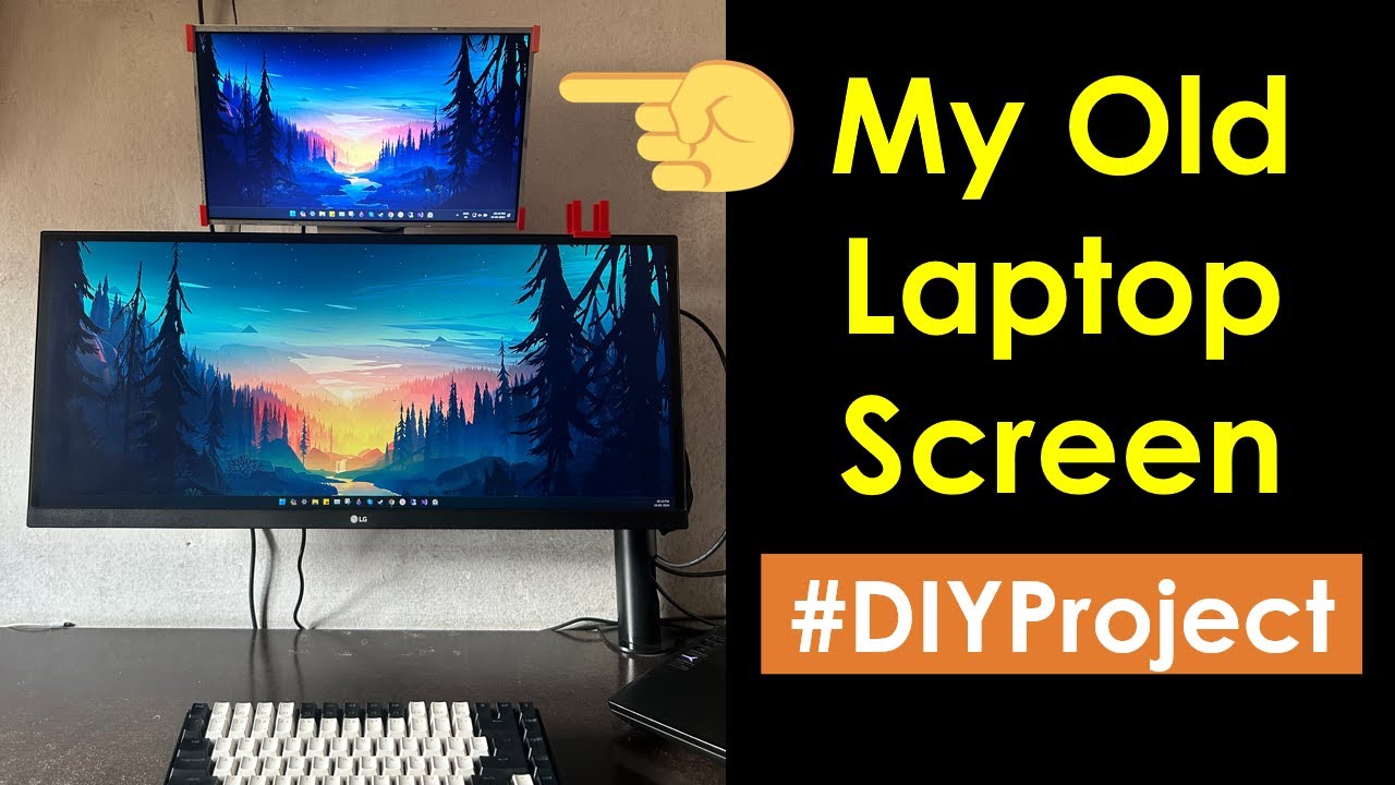 DIY Project: Turning my laptop screen into a Monitor