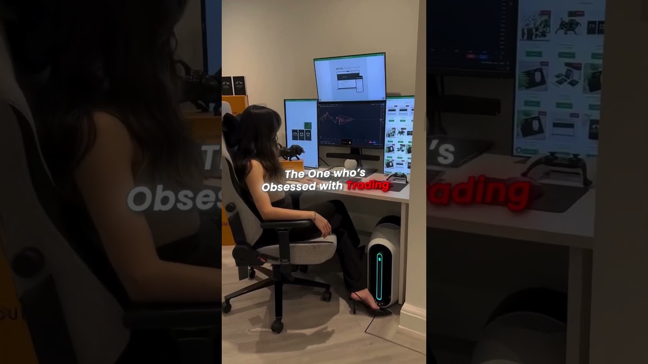 The girl who do Trading | Ace Trading #trading #trader #tradingview  #shorts