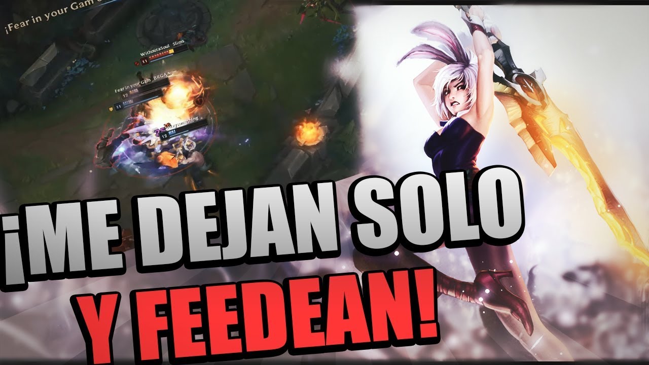 &iexcl;COMO PUDO PASAR ESTO! MI EQUIPO FEEDEA Y SE VOLTEA TODO &bull; RIVEN VS NAUTILUS