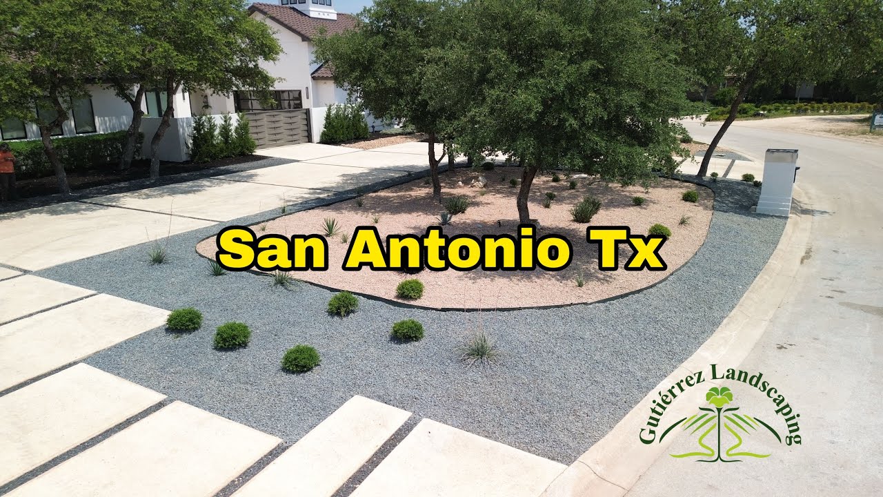 $100,000 Landscaping job in San Antonio Tx 40 trees planted 