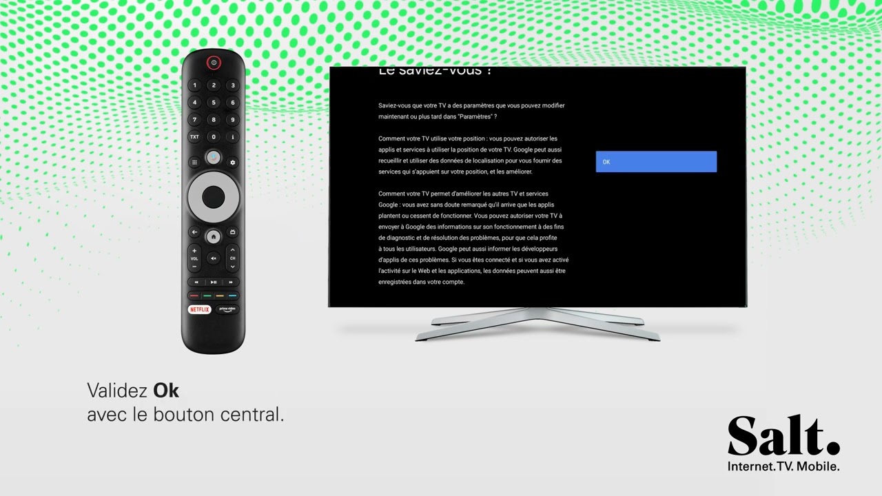 Premiers pas avec votre Salt TV Box