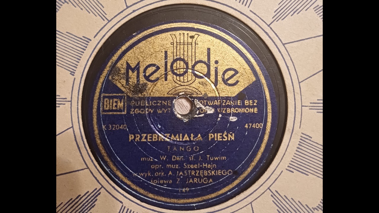 Przebrzmiała pieśń (Tango) 1947 - Zenon Jaruga