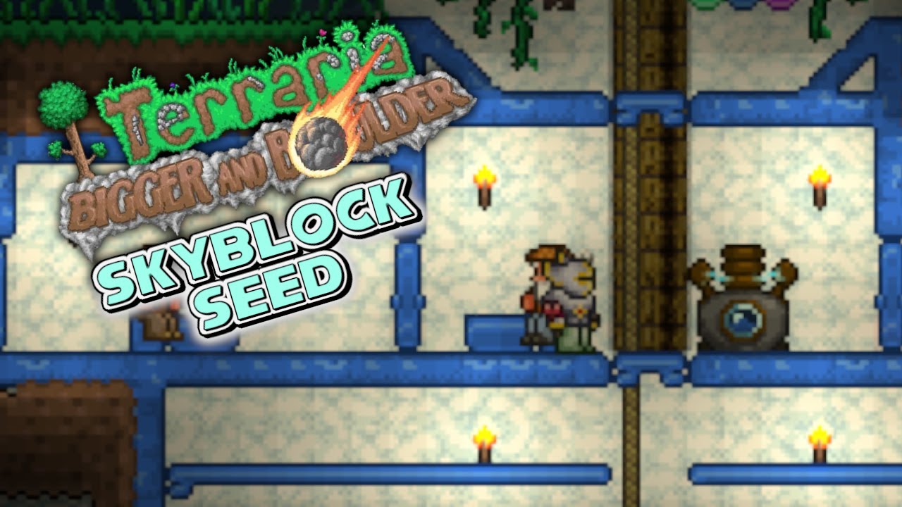 The SkyBlock Continues!!! Terraria 1.4.5