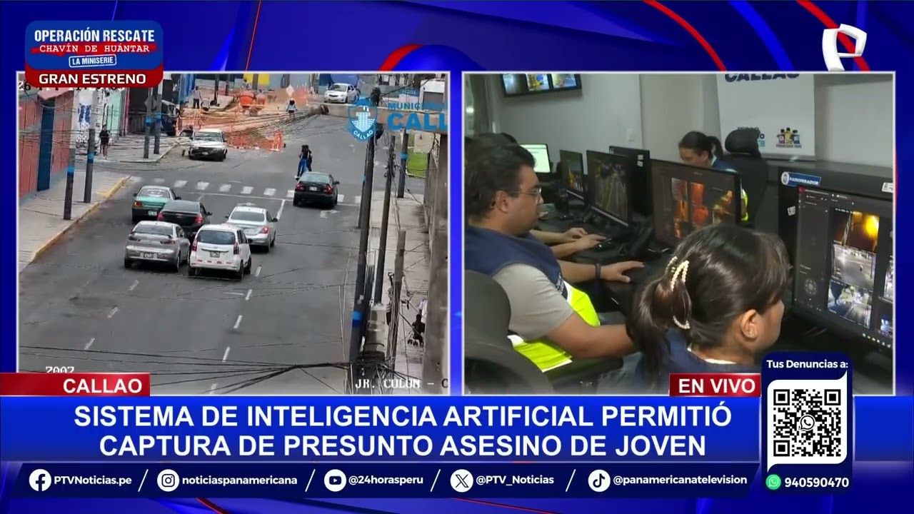 Callao: cámaras con inteligencia artificial permiten capturar a presunto autor de homicidio