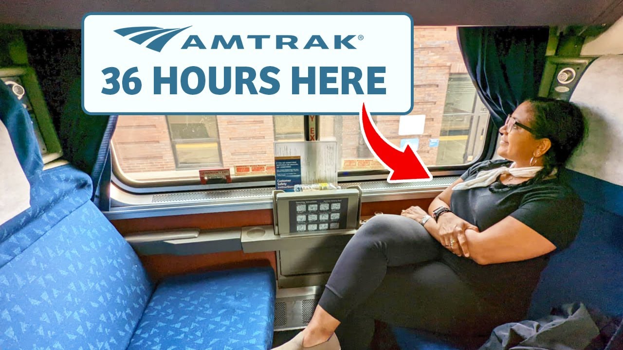 Amtrak Sleeper Car Tour & Review: 36 Hours on the Coast Starlight In a Roomette