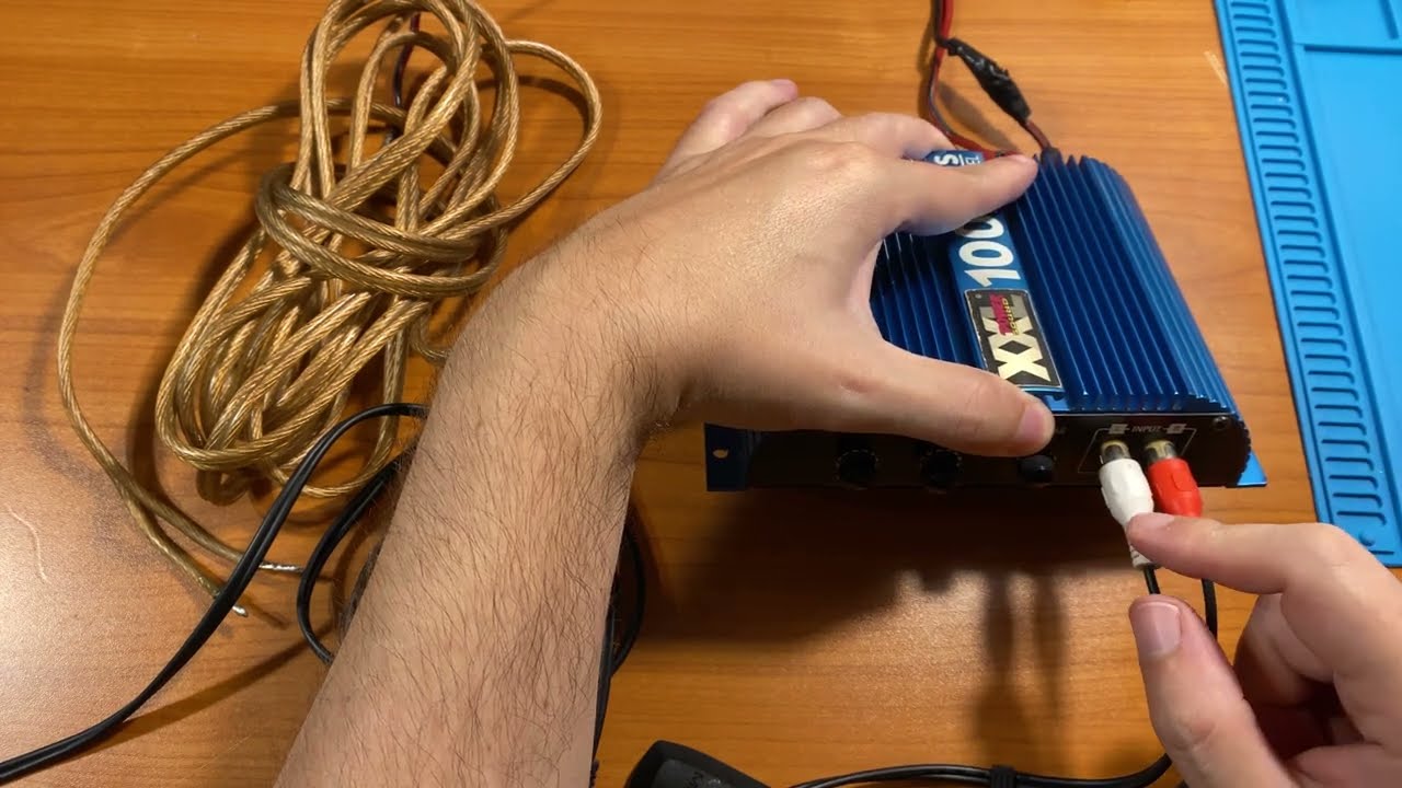 Σύνδεση ενισχυτή αυτοκινήτου για το σπίτι ή το γραφείο.