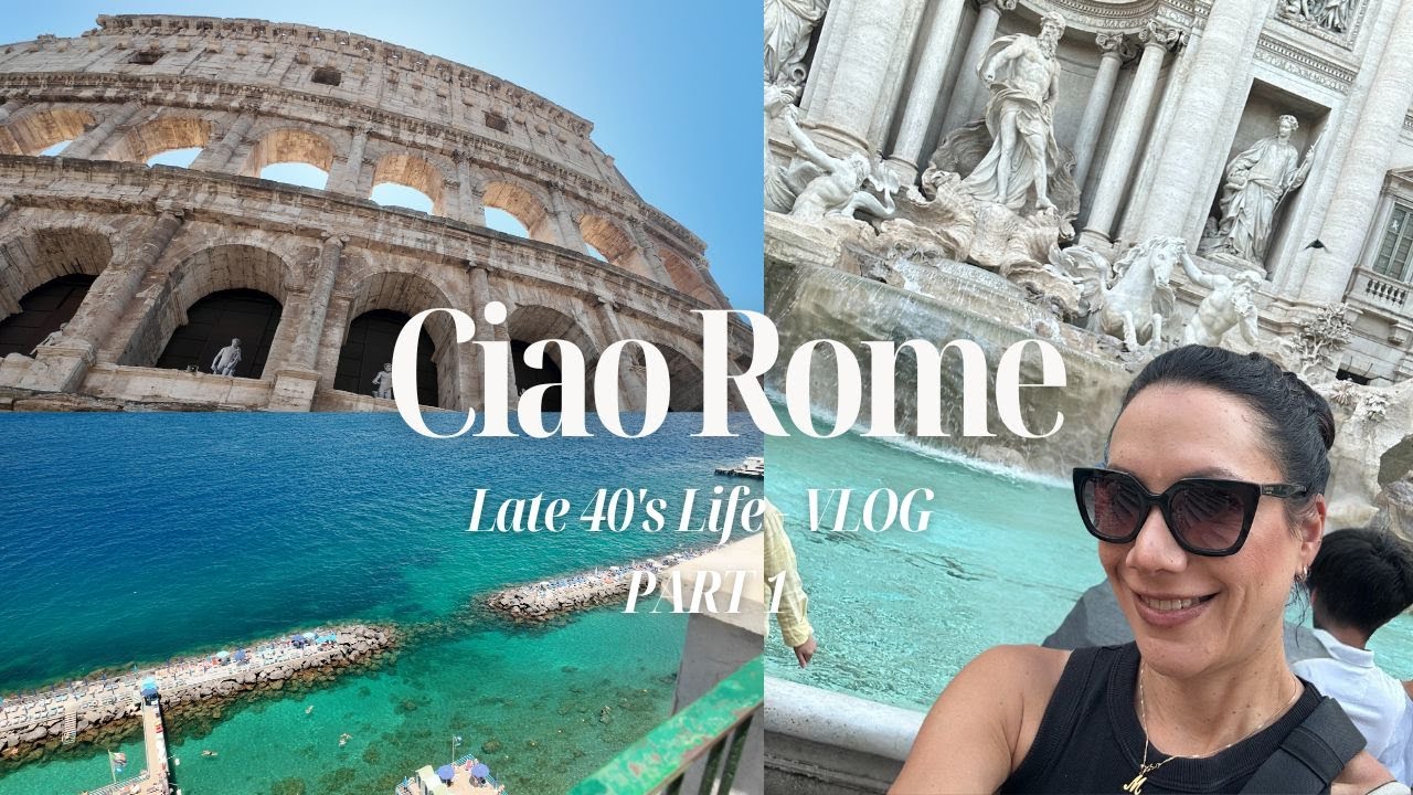 VLOG - Part 1 Rome Italy - Late 40's Solo travel - Sorrento, Pompeii, Vatican Museum & Colosseum
