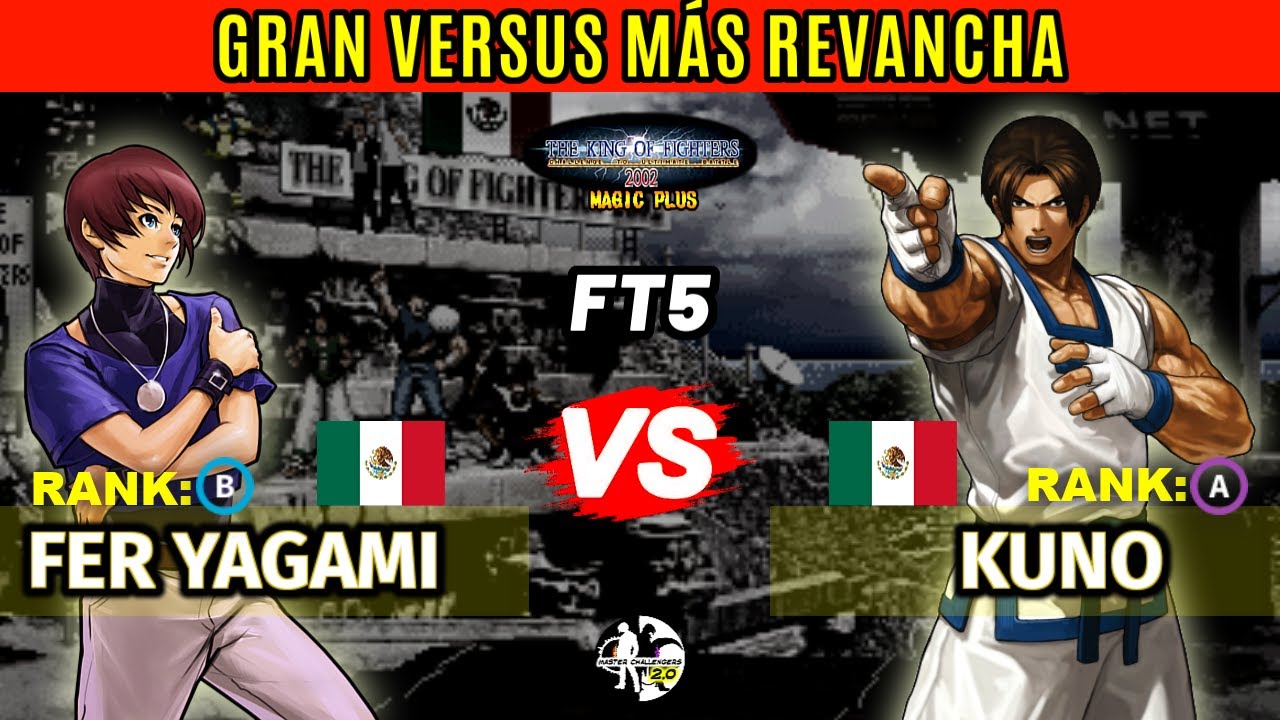 2 Batallones FER YAGAMI vs KUNO ¡Se dan con todo! KOF 2002
