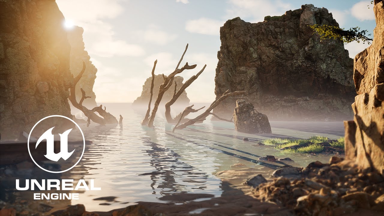 Rocks,Water,Trees | Unreal Engine cinematic