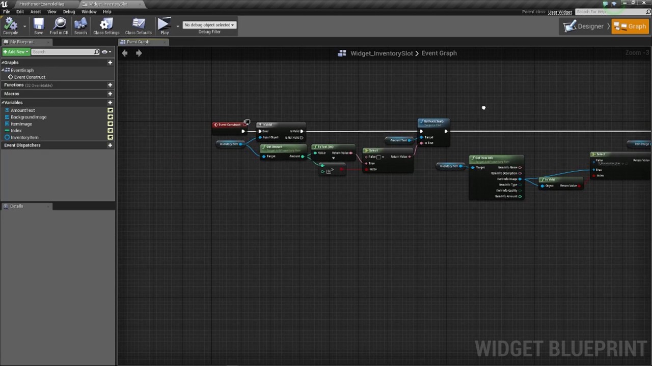 UE4 Survival Game - Initial Inventory Interface Setup (Part 21)