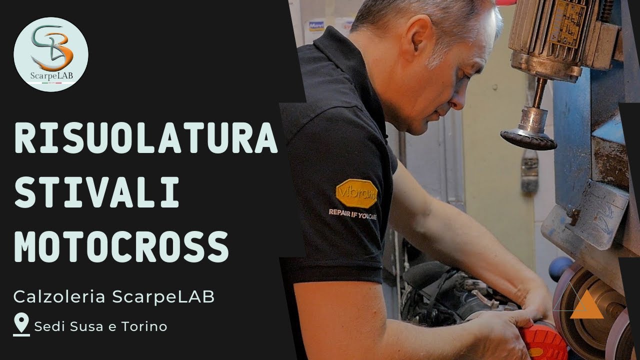 Risuolatura stivali motocross