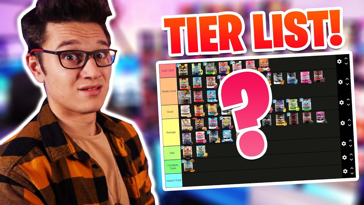 GFuel Tier List!