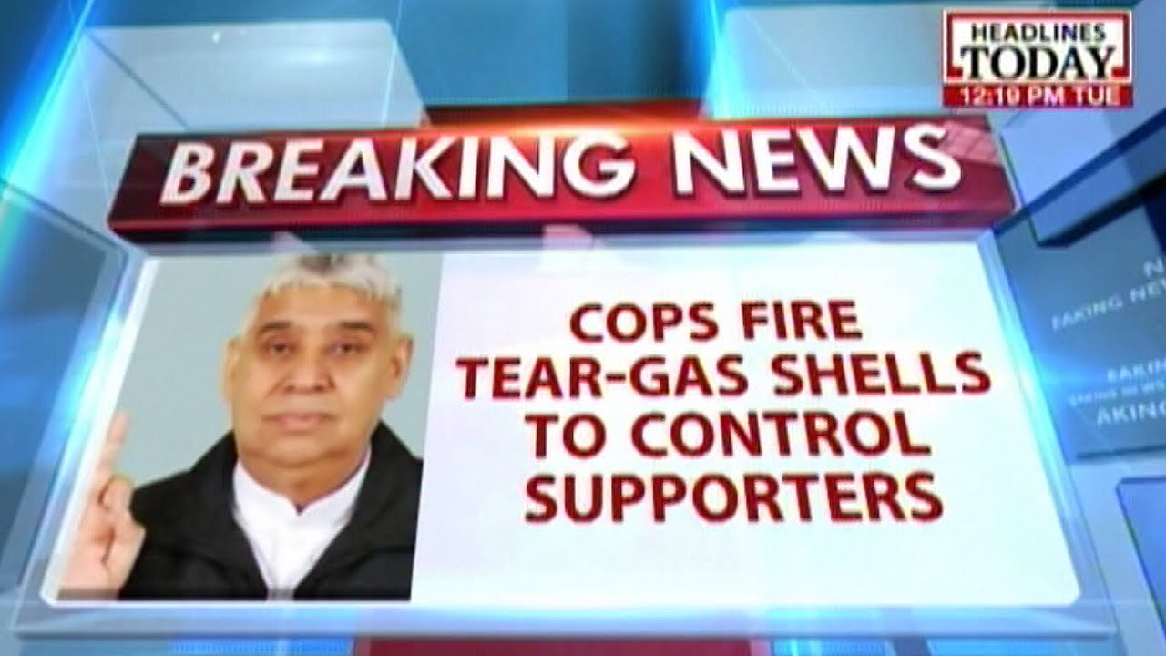 Hisar: Police battle with supporters at Rampal ashram