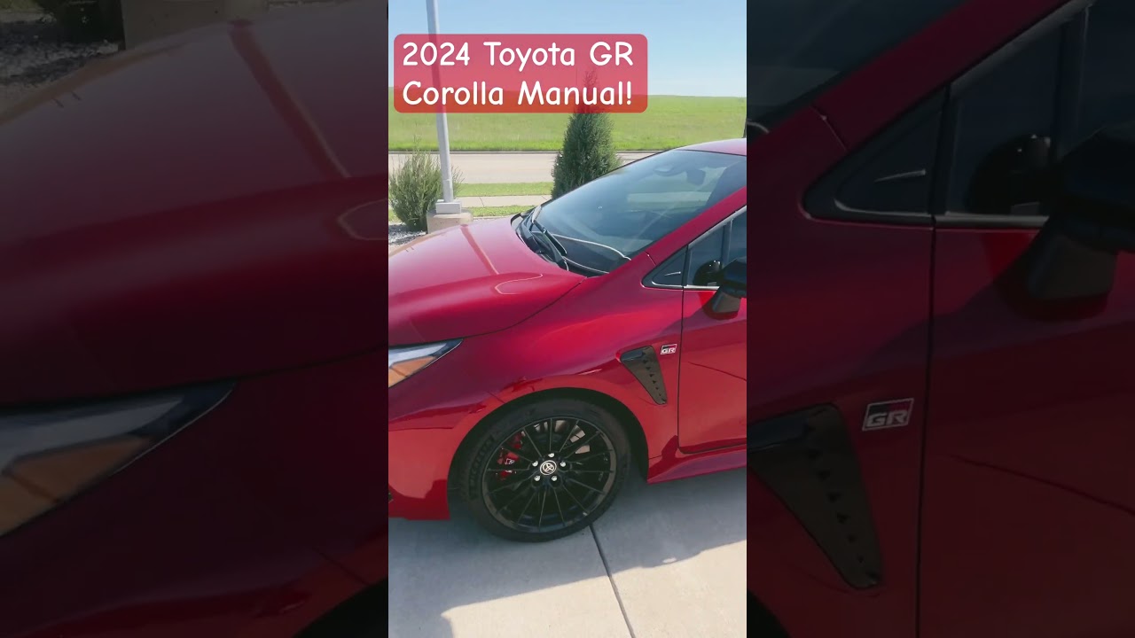 2024 Toyota GR Corolla Premium Manual - Feverish Red!
