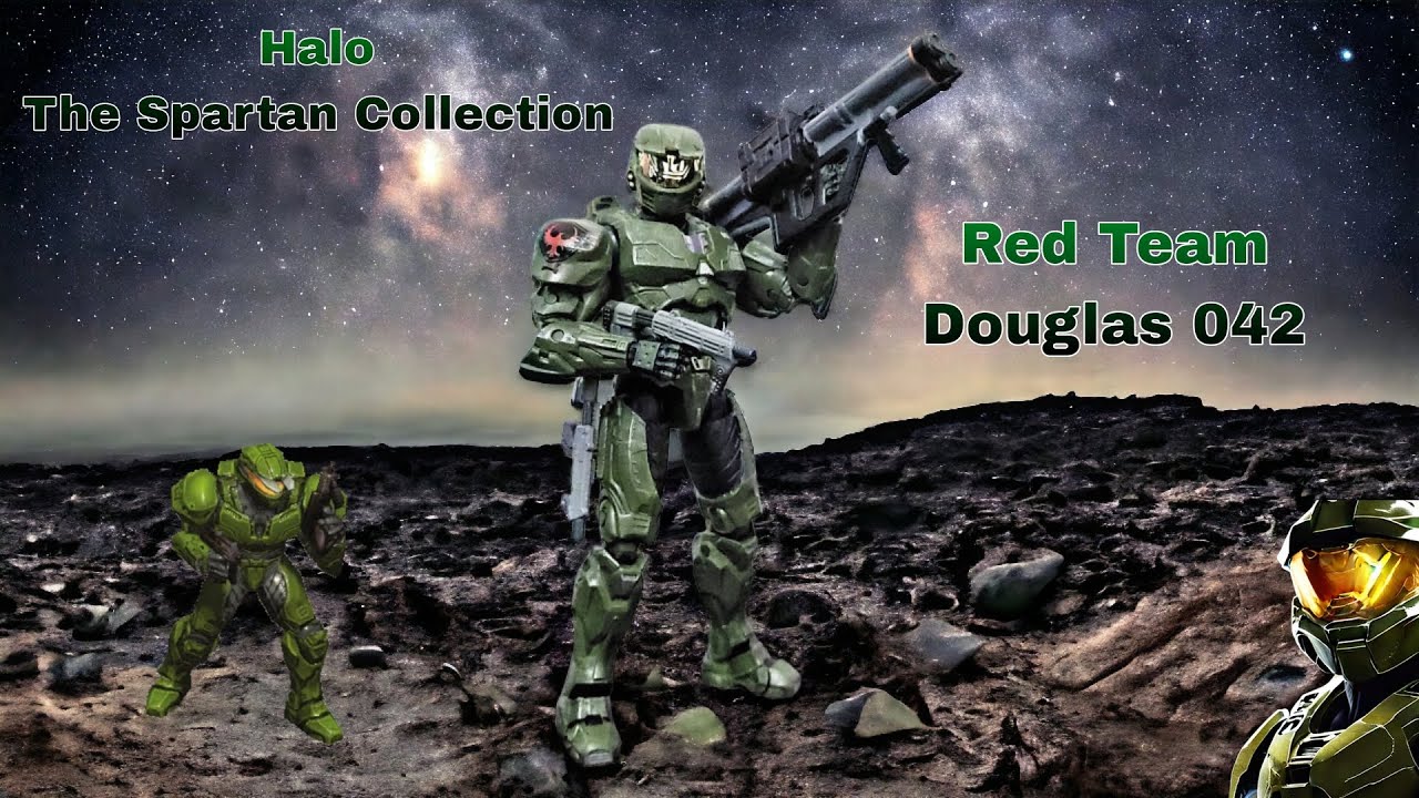 Douglas 042 Red Team The Spartan Collection Wave 8 Jazwares Uboxing Review