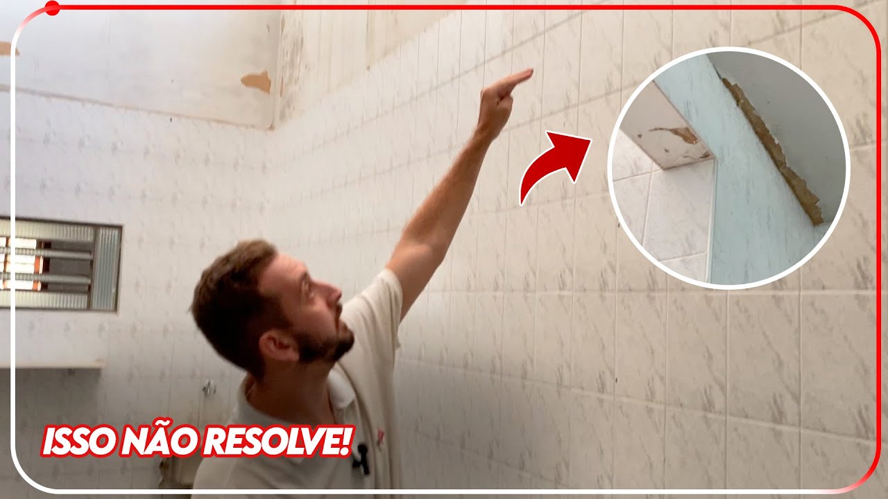NUNCA FA&Ccedil;A ISSO PRA RESOLVER PROBLEMA DE UMIDADE  - COLOCAR AZULEJO NA PAREDE RESOLVE O PROBLEMA?