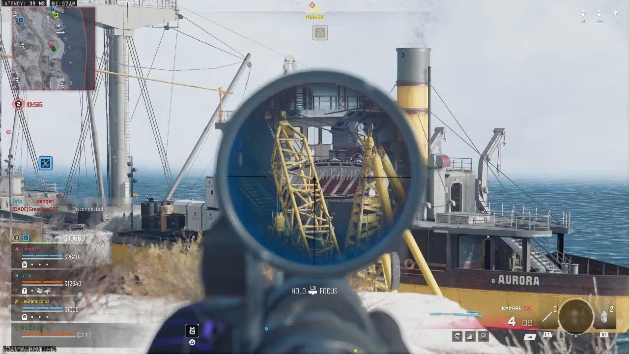 Sniping gameplay