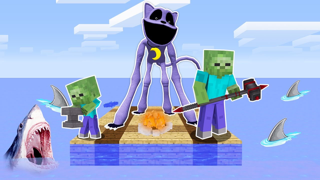 SANDALDA CATNAP İLE HAYATTA KALABİLİR MİYİM 😱 - Minecraft