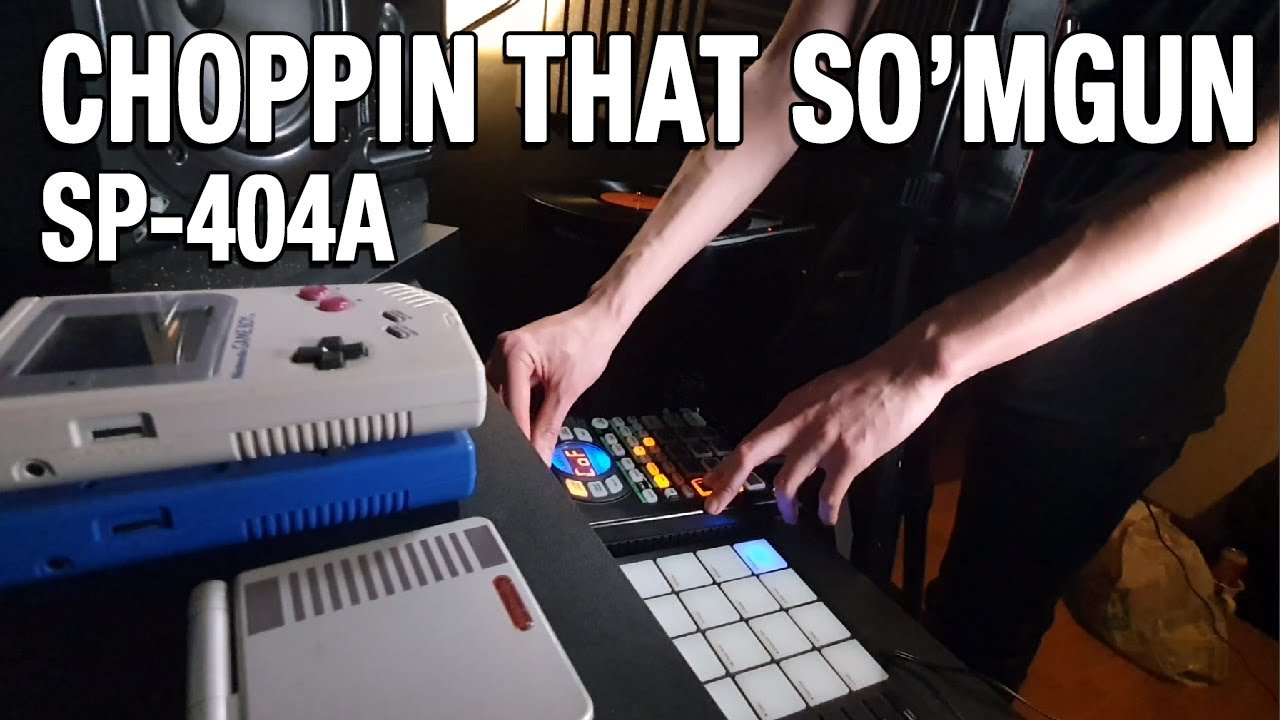 How to chop samples on SP-404A