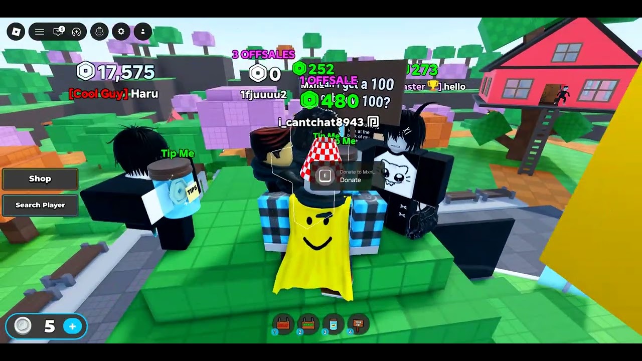 Roblox - swam of tip-me's (pt 1)