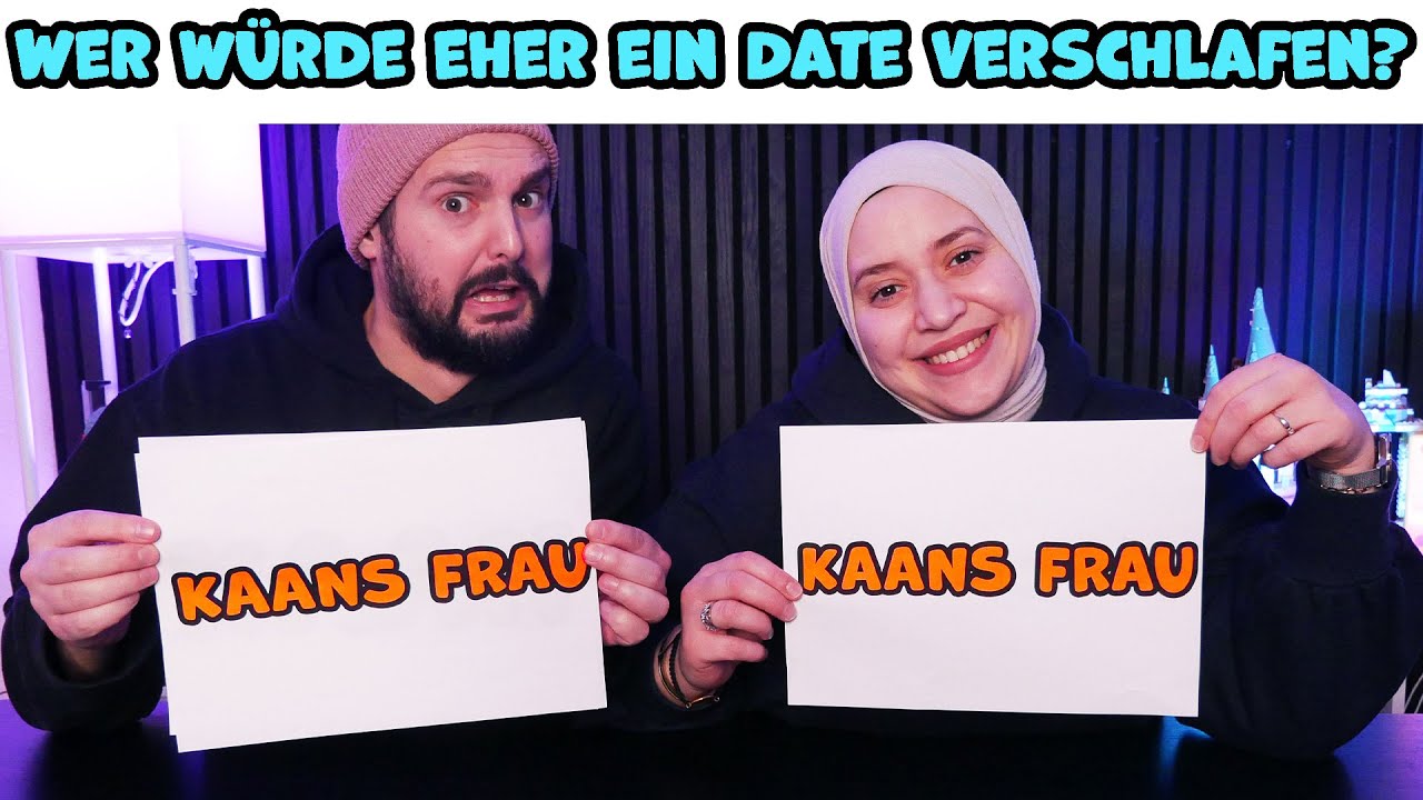 PAARTHERAPIE MIT KAANS FRAU! Wer würde Eher CHALLENGE mit witzigen Fragen